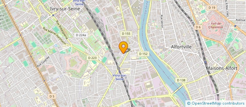 localisation de l'entreprise BRAVO T  VITRY-SUR-SEINE