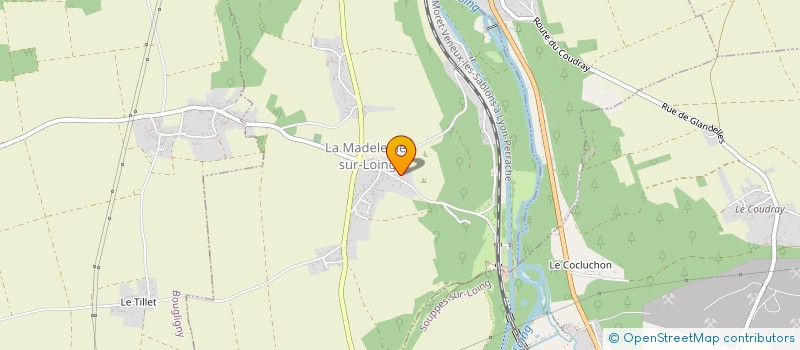 localisation de l'entreprise BRAVUS  LA MADELEINE-SUR-LOING