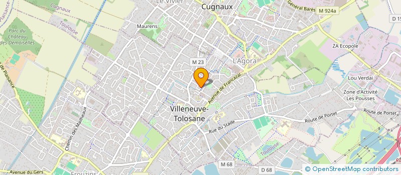 localisation de l'entreprise BRAVYL à VILLENEUVE-TOLOSANE