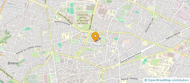 localisation de l'entreprise BRAWO à LONS