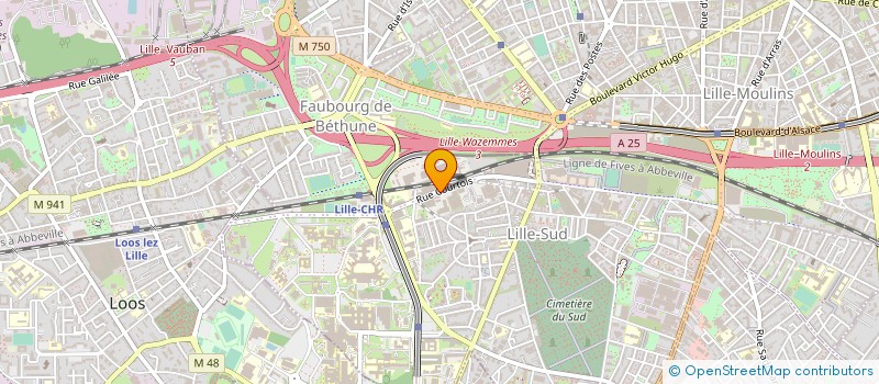 localisation de l'entreprise BRAXES à LILLE