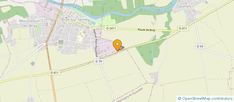 localisation de l'entreprise BRAY CONDUITE SERVICES à BRAY-SUR-SEINE
