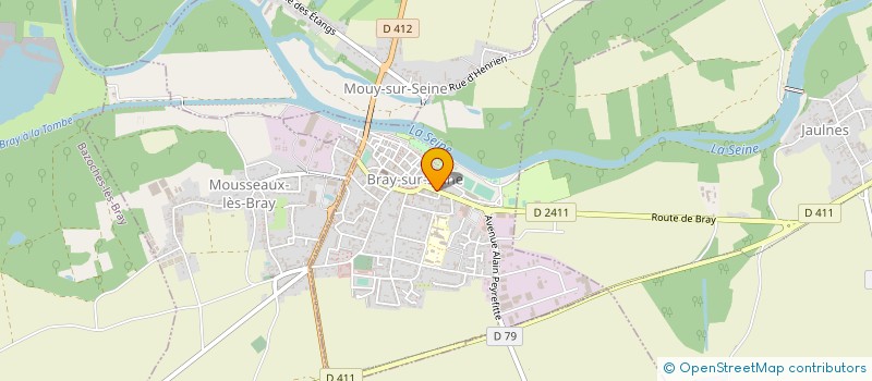 localisation de l'entreprise BRAY FOURNITURES à BRAY-SUR-SEINE