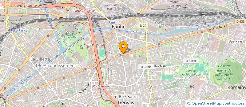 localisation de l'entreprise BRAYAN à PANTIN