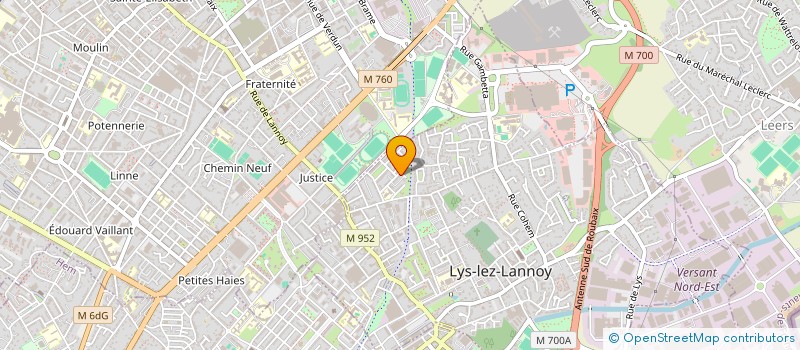 localisation de l'entreprise BRAYDUNES GT  LYS-LEZ-LANNOY