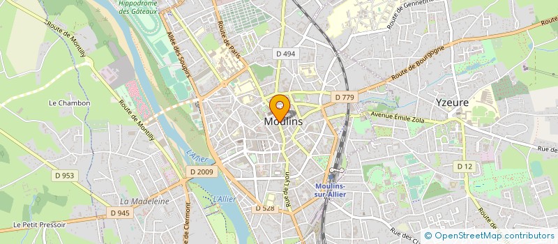 localisation de l'entreprise BRAYNE à MOULINS