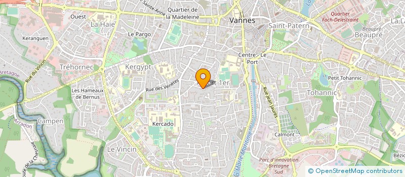 localisation de l'entreprise BRAYS MICRO à VANNES