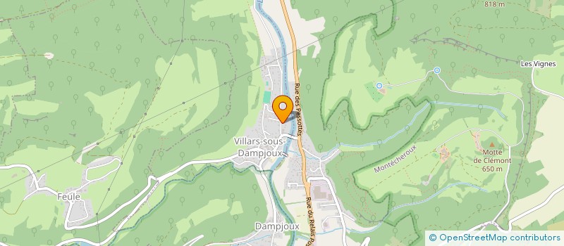 localisation de l'entreprise BRAZ'ANGE'CHO  VILLARS-SOUS-DAMPJOUX