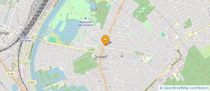localisation de l'entreprise BRAZ MANUEL ET CIE à DRAVEIL