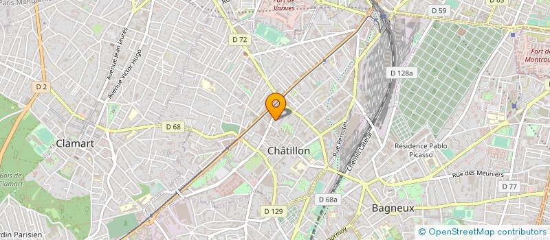 localisation de l'entreprise BRAZELEC à CHATILLON
