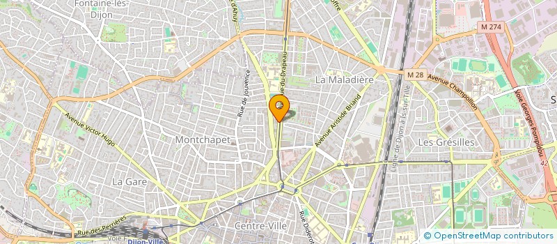localisation de l'entreprise BRAZILIAN ESTHETIQUE à DIJON