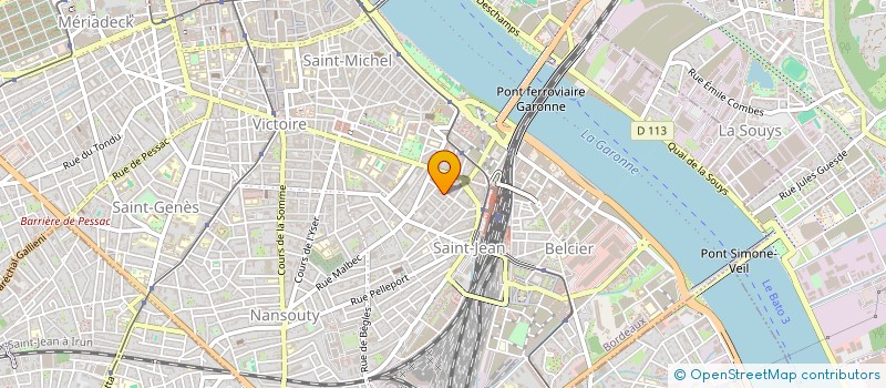 localisation de l'entreprise BRAZILIAN JIU JITZU CLUB BORDELAIS  BORDEAUX