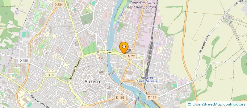 localisation de l'entreprise BRAZZA AUTOS à AUXERRE