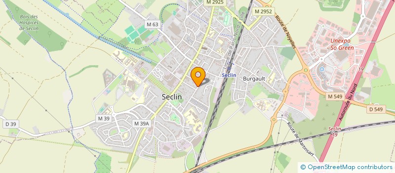 localisation de l'entreprise BRB  SECLIN