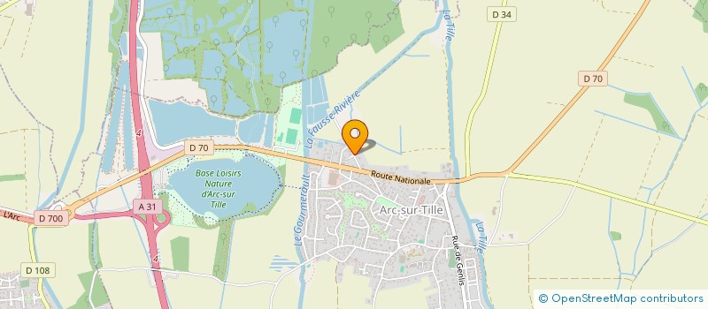 localisation de l'entreprise BRB  ARC-SUR-TILLE