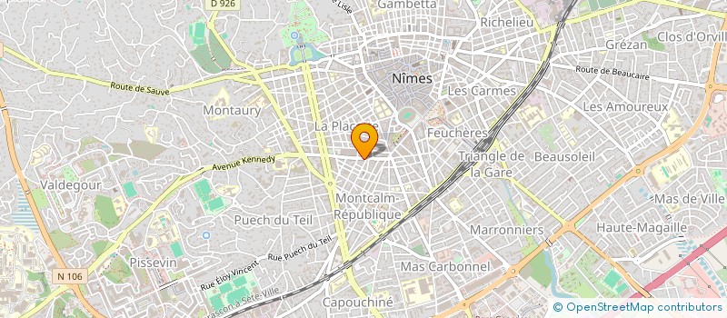 localisation de l'entreprise BRB BATIMENT  NIMES