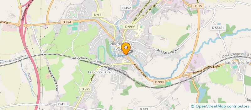 localisation de l'entreprise BRB DERMATO à VILLEDIEU-LES-POELES-ROUFFIGNY