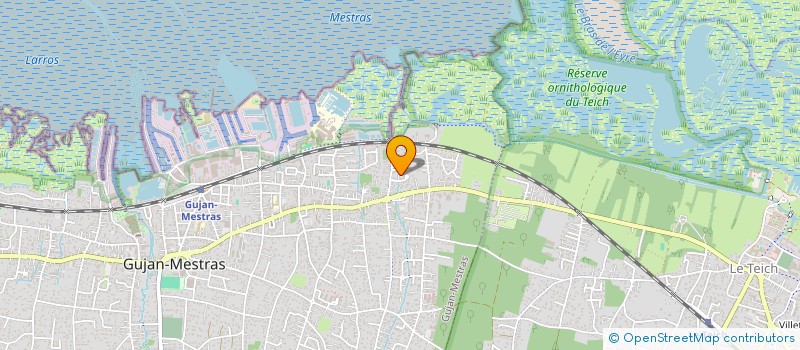 localisation de l'entreprise BRB HABITAT  GUJAN MESTRAS