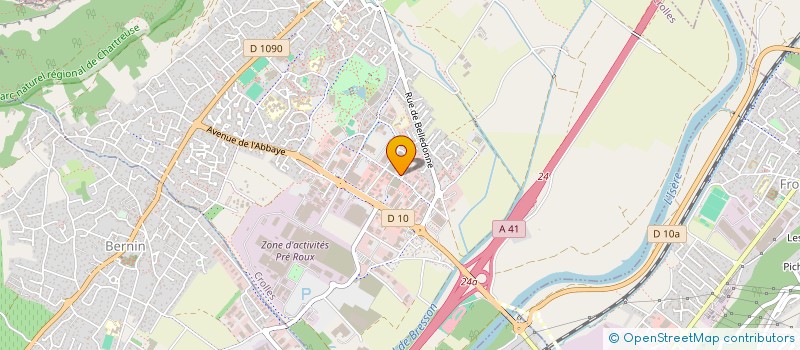 localisation de l'entreprise BRB INDUSTRIES  CROLLES