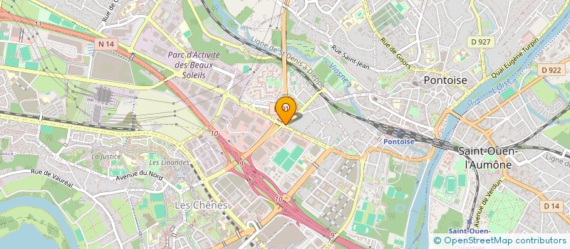 localisation de l'entreprise BRB TRANSPORTS à PONTOISE