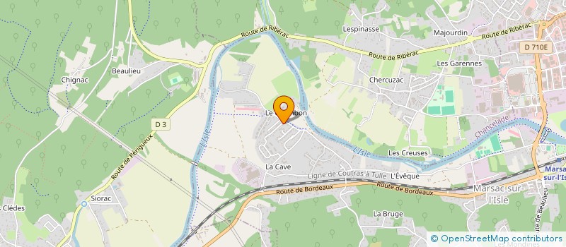 localisation de l'entreprise BRBG  MARSAC-SUR-L'ISLE