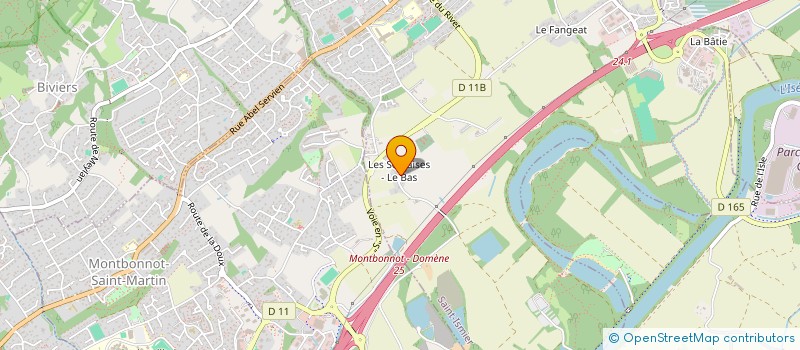 localisation de l'entreprise BRBY à SAINT-ISMIER
