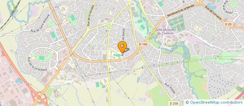 localisation de l'entreprise BRC 49 à CHOLET