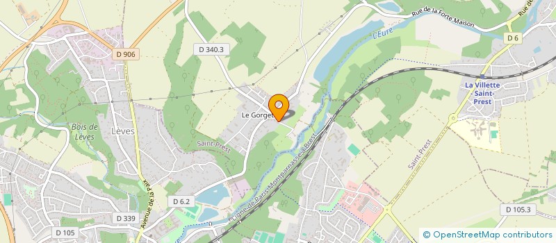 localisation de l'entreprise BRC à SAINT-PREST