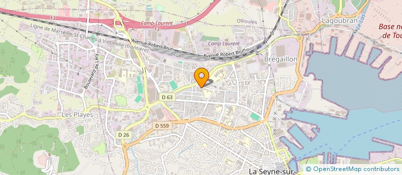 localisation de l'entreprise BRC à LA SEYNE-SUR-MER