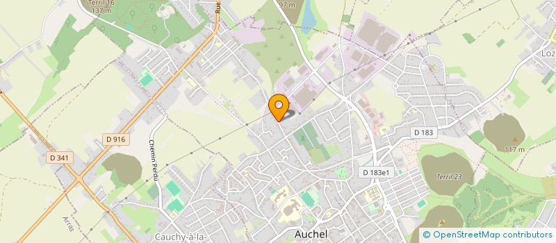 localisation de l'entreprise BRC à AUCHEL