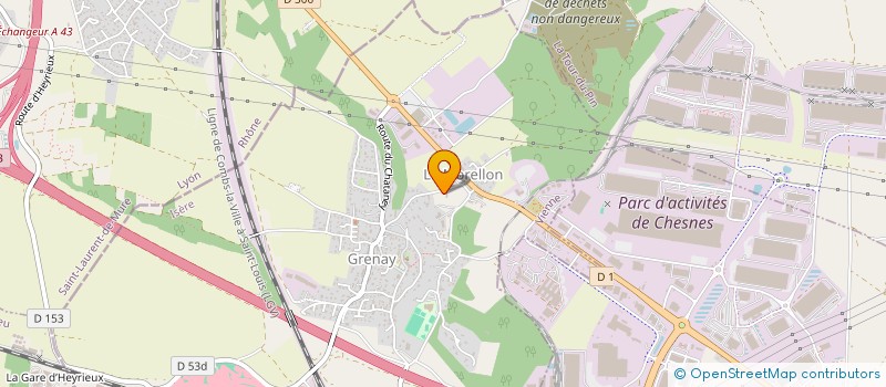 localisation de l'entreprise BRC  GRENAY