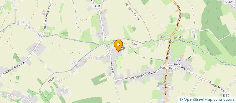 localisation de l'entreprise BRC - BLAISE ROCHET CONSEIL  FAUMONT