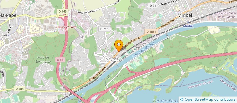 localisation de l'entreprise BRC CONSTRUCTION 01  SAINT-MAURICE-DE-BEYNOST