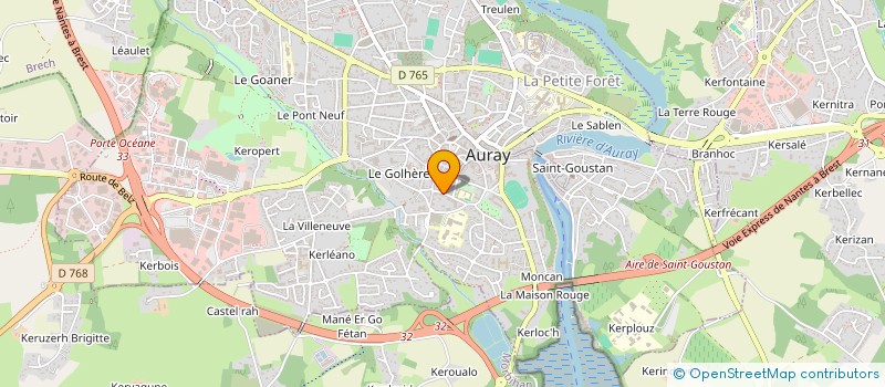 localisation de l'entreprise BRC CONSULTANT à AURAY
