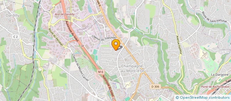 localisation de l'entreprise BRC INVEST  CHAMPAGNE-AU-MONT-D'OR