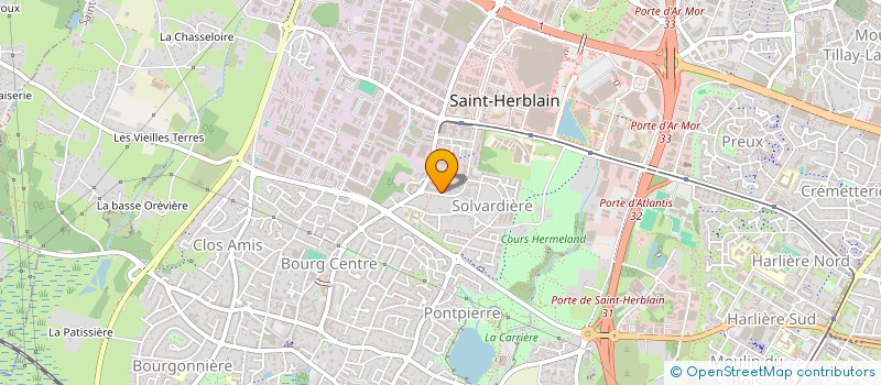 localisation de l'entreprise BRC TRANSPORT EXPRESS  SAINT-HERBLAIN