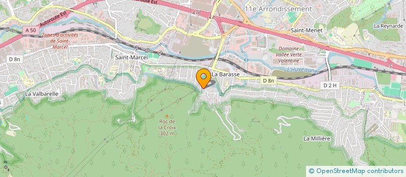 localisation de l'entreprise BRC TRANSPORTS à MARSEILLE 11EME