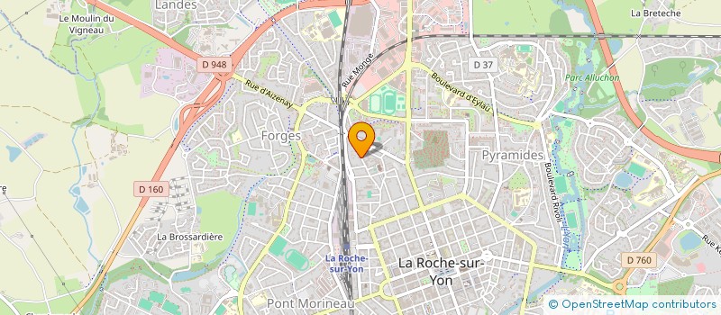 localisation de l'entreprise BRCFR à LA ROCHE-SUR-YON