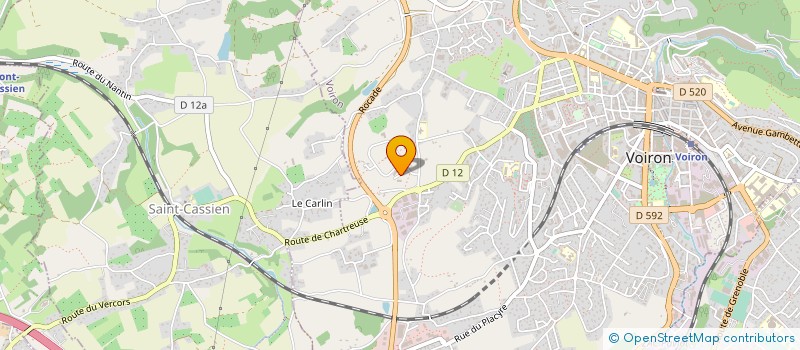 localisation de l'entreprise BRCM  VOIRON