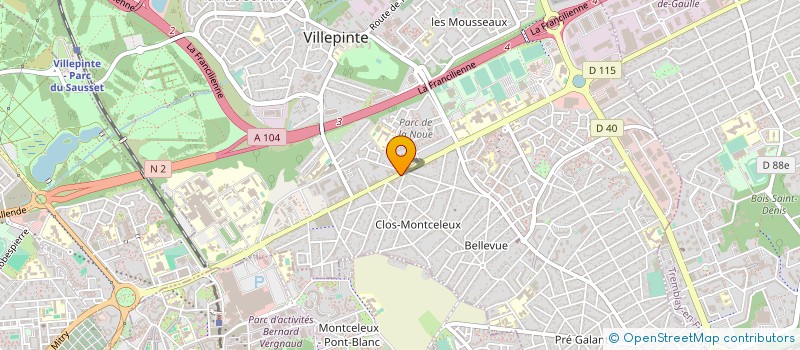 localisation de l'entreprise BRCN AUTOS  VILLEPINTE
