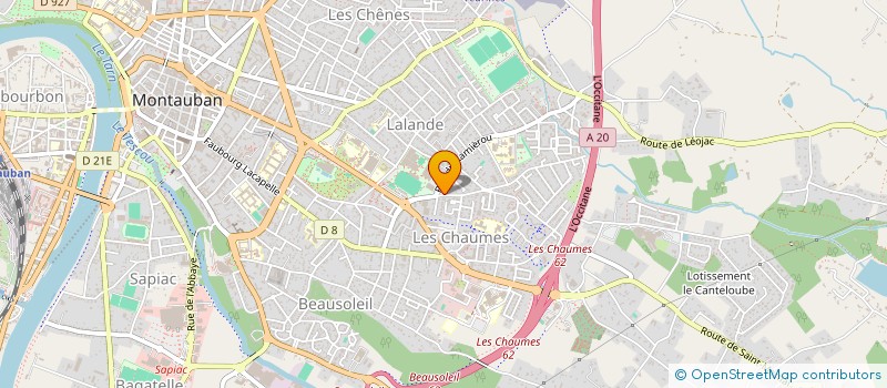 localisation de l'entreprise BRCO FINANCIERE  MONTAUBAN