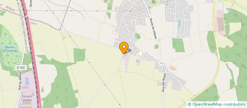 localisation de l'entreprise BRCV PROMOTION  VILLETTE-D'ANTHON