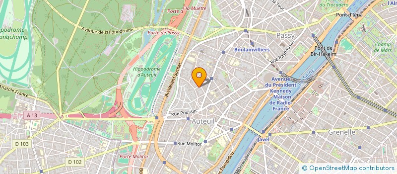 localisation de l'entreprise BRD  PARIS