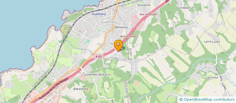 localisation de l'entreprise BRD  GUETHARY