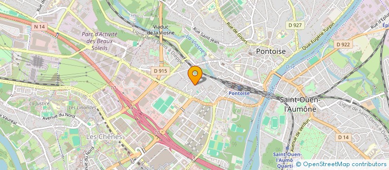 localisation de l'entreprise BRD PROJET  PONTOISE