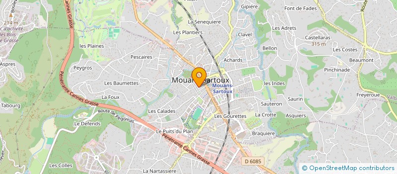 localisation de l'entreprise BRD RENOV  MOUANS-SARTOUX