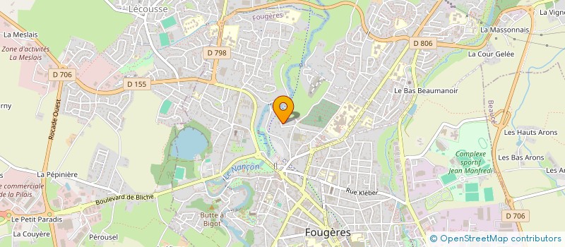 localisation de l'entreprise BRD TRIANGLE à FOUGERES