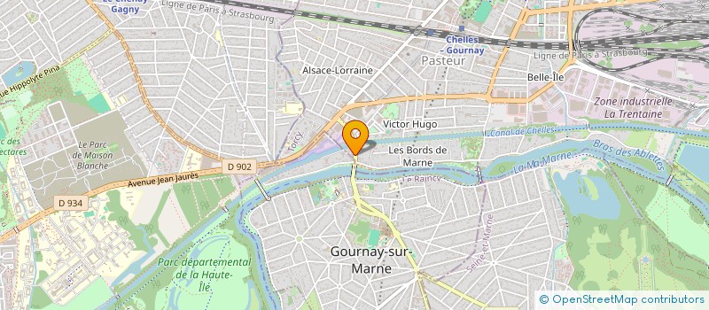 localisation de l'entreprise BRDC  CHELLES
