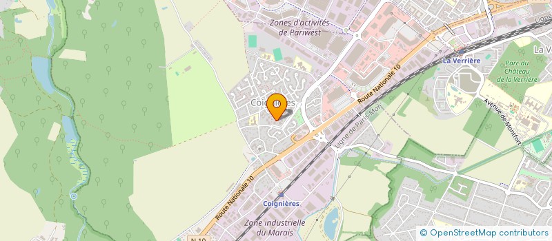 localisation de l'entreprise BRDJTRANSPORT  COIGNIERES