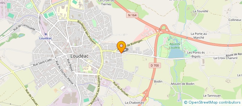 localisation de l'entreprise BRE MULTISERVICES à LOUDEAC